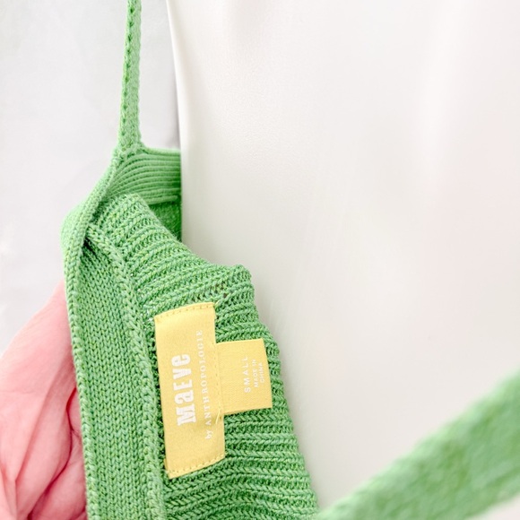 Maeve Vibrant Green Sleeveless Knit Top - Picture 5 of 5